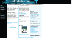 Desktop Screenshot of epodiatry.com
